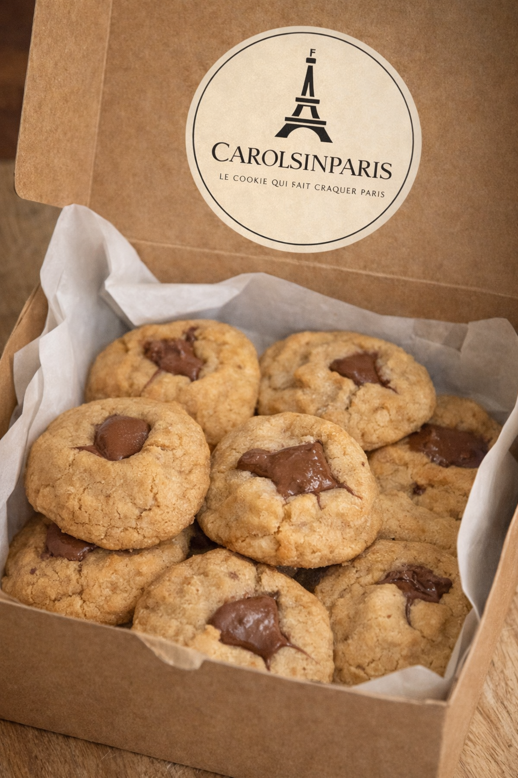 Boite cookies nutella