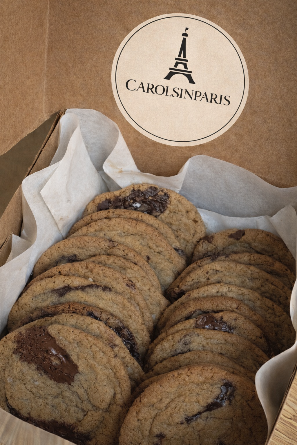 Cookies fait-maison chocolat noir et lait